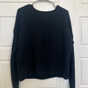 Athleta Wool Cashmere Turin Sweater, EUC, Size L, Black